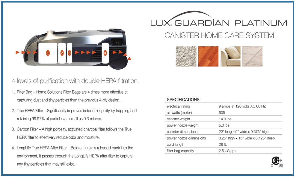 Aerus Electrolux Canister Vacuums